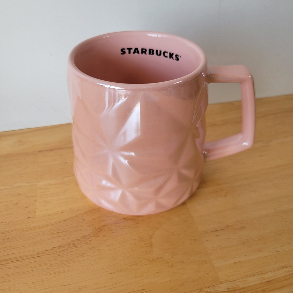 Starbucks Pink Prism Mug Holliday Peppermint Pink Coffee Cup*